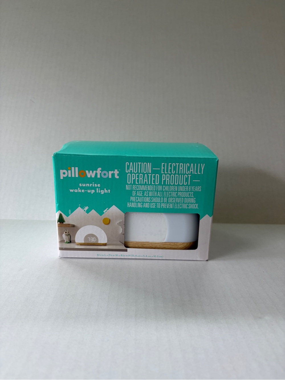 Pillowfort Sunrise Wake-Up Light - Teal & White